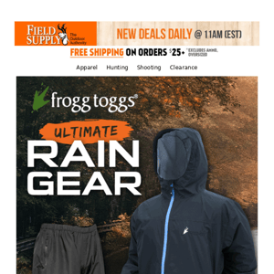 🐸 Frogg Toggs ultimate wet weather gear. Java Toadz 2.5 Jackets from $39... Pants $35