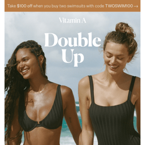 $100 Off Two Swimsuits