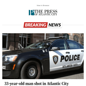 33-year-old man shot in Atlantic City