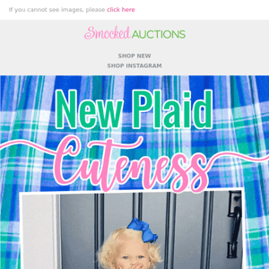 Fill Your Cart with New Plaid!