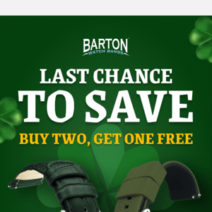 Your St. Paddy’s Discount Expires Today