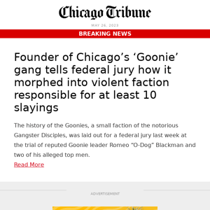 Chicago's ‘Goonie’ gang founder tells jury how it morphed into violent faction