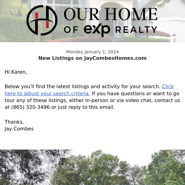 New Property Listings on JayCombesHomes.com