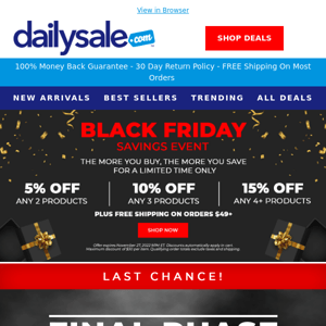 Ultimate Black Friday Deals ⏳ Now a Sell-Out Risk with Even Bigger Discounts