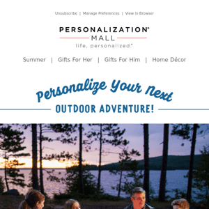 Explore Personalized Camping & Fishing Gear