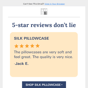 5-⭐ Reviews Don’t Lie: Silk Pillowcase