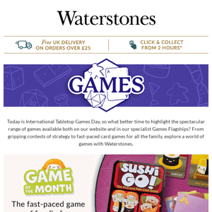 Great Games At Waterstones