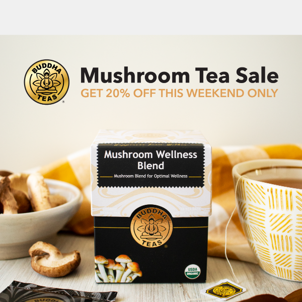 🍄 Unlock the Power of Mushrooms: 20% OFF This Weekend Only!