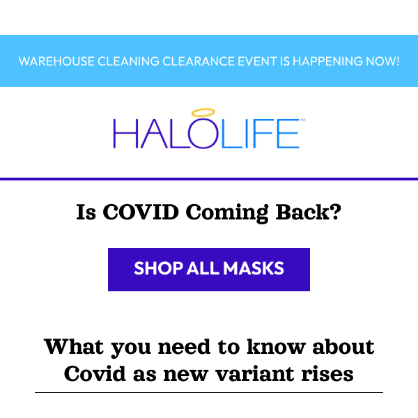 HALO Covid News - What you need to know