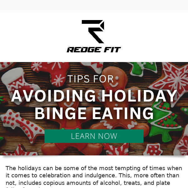 ✔️ Tips for Avoiding Holiday Binge Eating