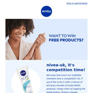 Hi NIVEA UK, we've got a bundle of products to give away.