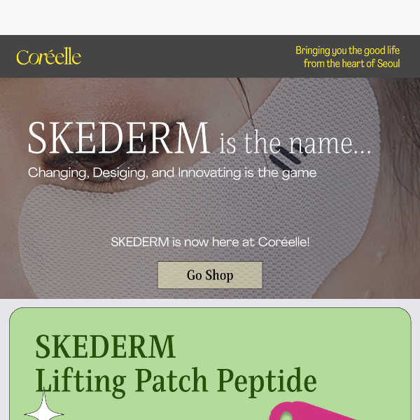 When beauty meets science... You get SKEDERM