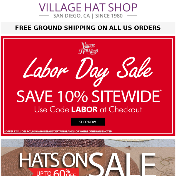 Save 10% Sitewide + FREE USA Ground Shipping | Labor Day Sale Starts Now