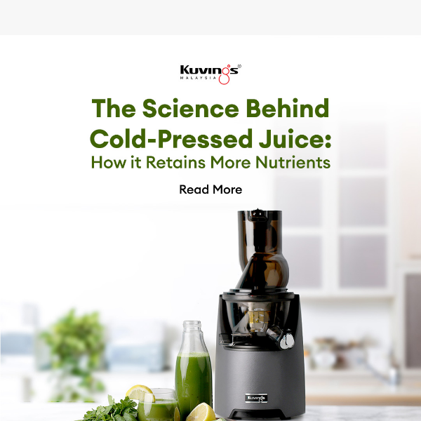 Discover How Kuvings Cold-Press Keeps Vitamins In