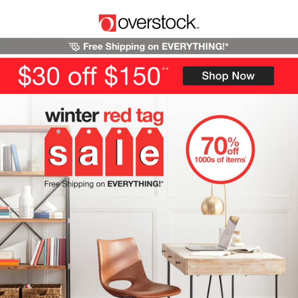 $30 off $150 Coupon!️ The Red Tag Sale Is On NOW!️ 🔥🏷 Save Big on Winter Best-Sellers! 🔥🏷