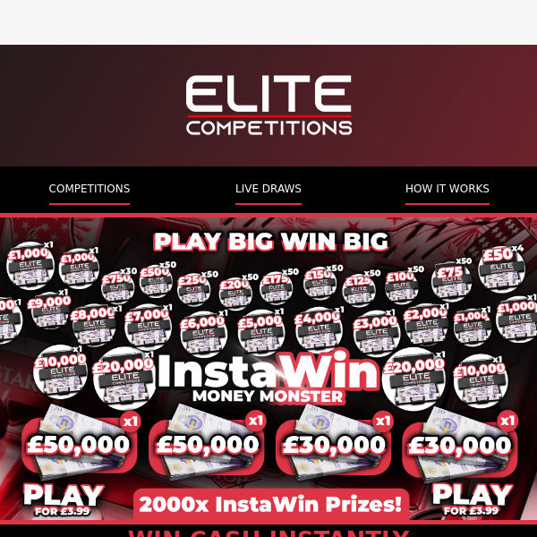 🎉 Instantly Win Cash Prizes