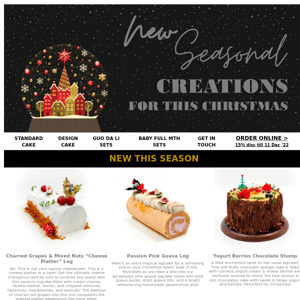 {EARLY BIRD | NEW FLAVOURS} All you want for Christmas!