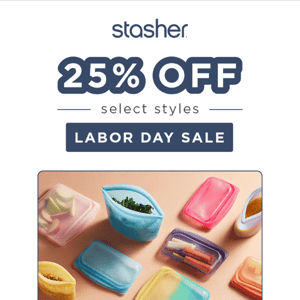 25% off select styles!