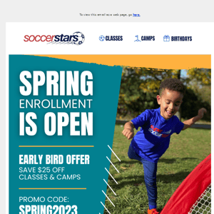 Spring Early Bird Sale