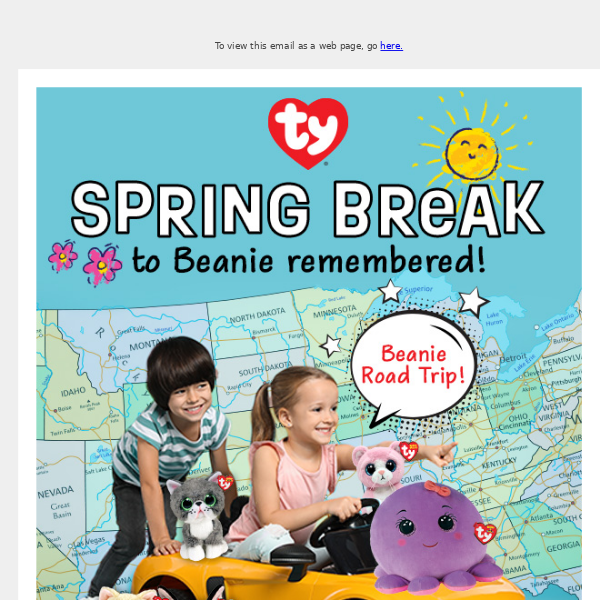 Spring Break with your Beanie Travel Buddies!