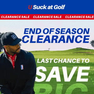 September Clearance - Last Chance 🏌️‍♂️