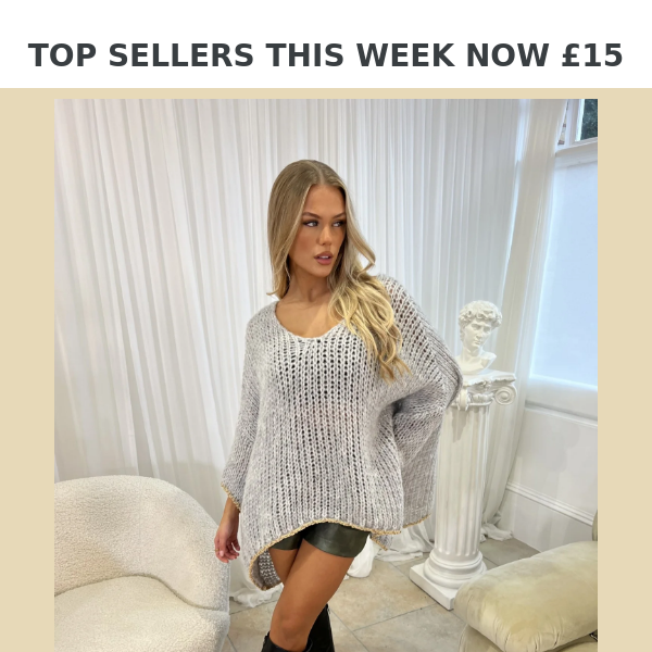 THIS WEEK BEST SELLERS NOW £15