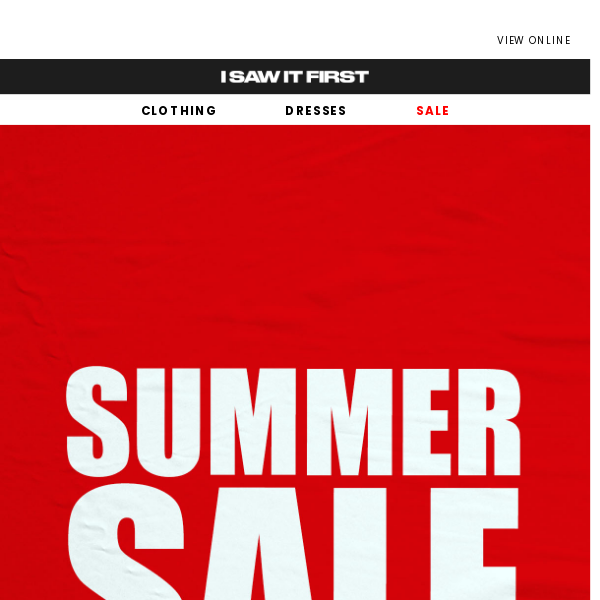 Up to 80% off summer looks | Sale