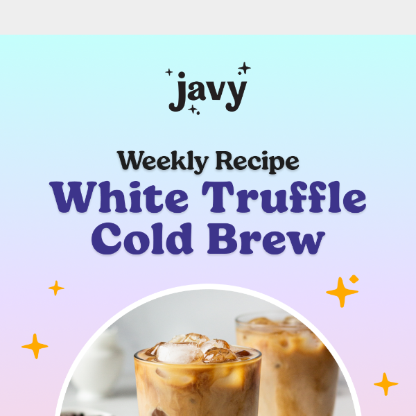 White Truffle Cold Brew 🧊