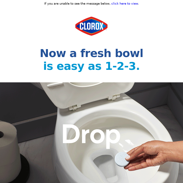 💩 New drop alert from Clorox 🚽✨