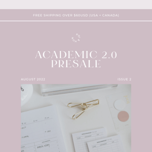 ✨ LAST DAY! | Academic Collection 2.0 Presale | 15% OFF ✨