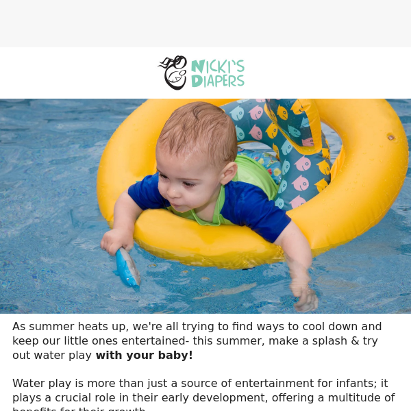 Make a Splash This Summer With Baby Water Play!