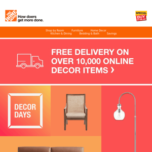 Decor Days End TONIGHT - Online Only