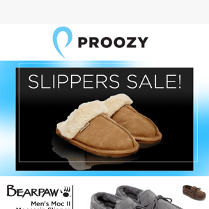 Cozy feet start here - our biggest slipper sale yet!