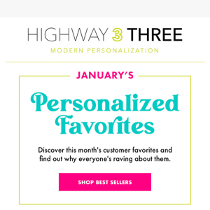 And January's Favorites Are....