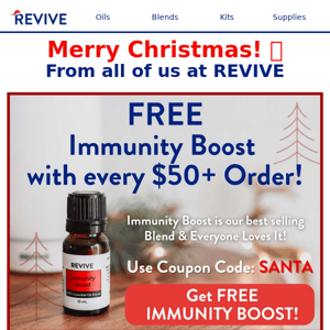 Christmas Sale: FREE Immunity Boost from Santa🎄🎁