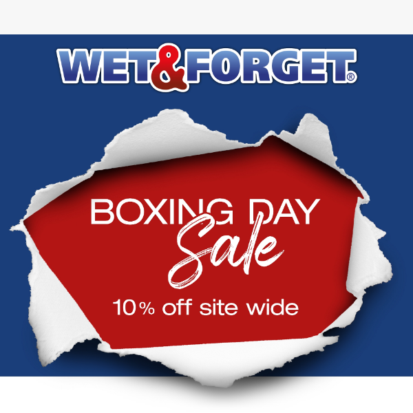 Beat the Boxing Day Rush - Save 10% Off Site Wide🔥