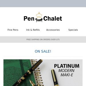 Weekend Deals & New Items at Pen Chalet!