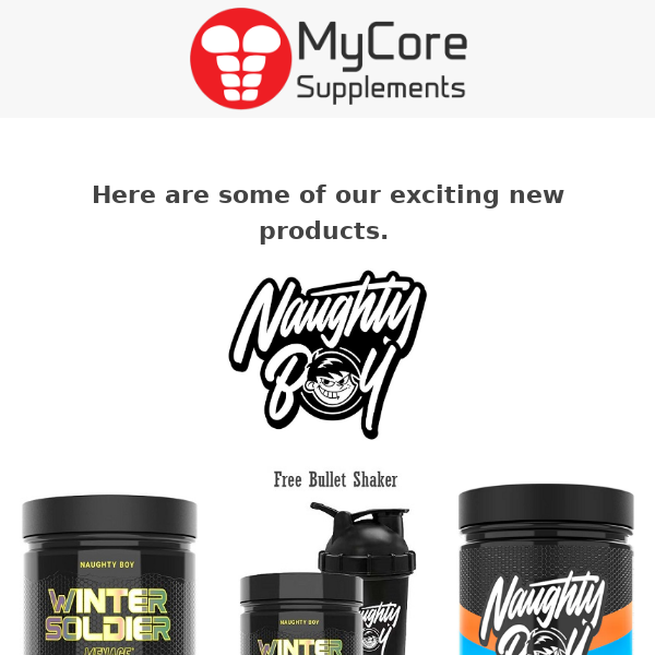 New Brands At MyCore Supplements