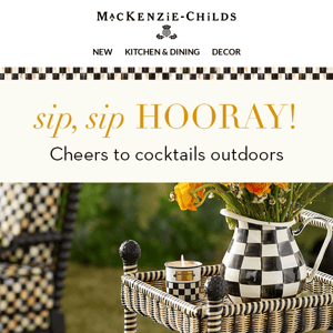 Cheers to get-together weather!