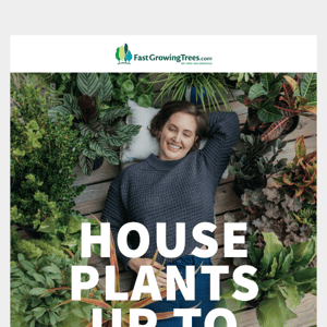 🪴 Up to 50% Off for National House Plant Day