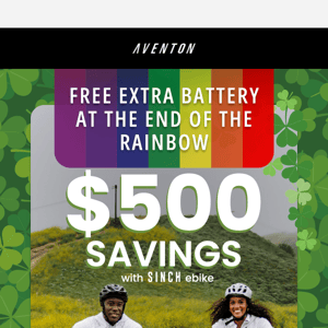 Feeling the Luck?🍀Free Battery at The End of The Rainbow🌈