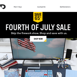 ENDING TOMORROW: Our Fourth of July Sale