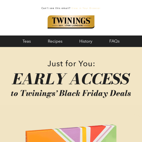 VIP Exclusive: Early Access to Black Friday
