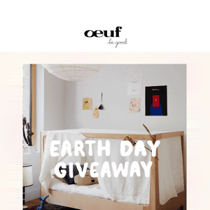 Win a $4,700 Kids Room Makeover for Earth Day 🌎