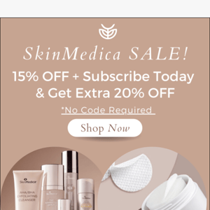 ♥️ Massive SkinMedica Sale - Shop Now! ♥️