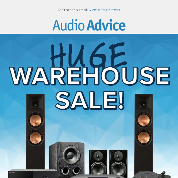 🤑 Open-Box Warehouse Sale!