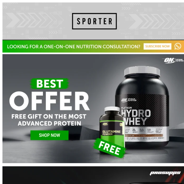 💪 New Discounts & Buy 1 Get 1 FREE Offers on World's Best Supplements