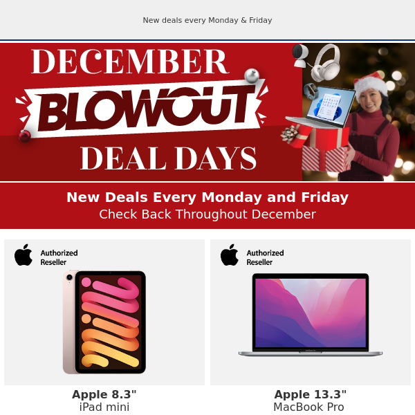 December Deal Days!