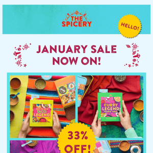 January Spicemail: 🚨 Our January sale is now on! 🚨