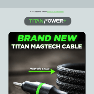 Our BEST and NEWEST innovation - Titan MagTech Cable ⚡